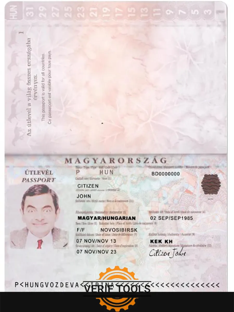 Hungary Pass Version 2 — Passports