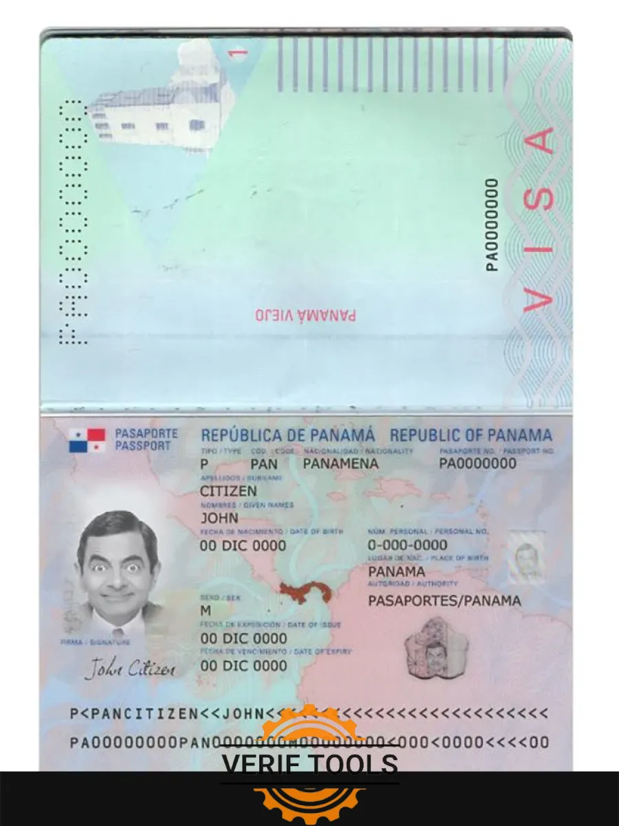 Panama Passport New 2019 Present