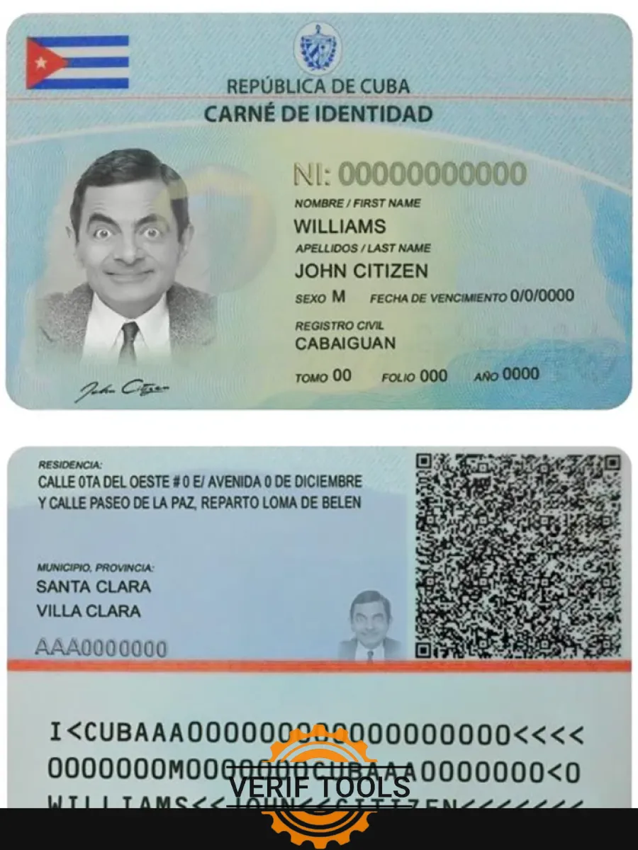 Cuba Id — ID Cards
