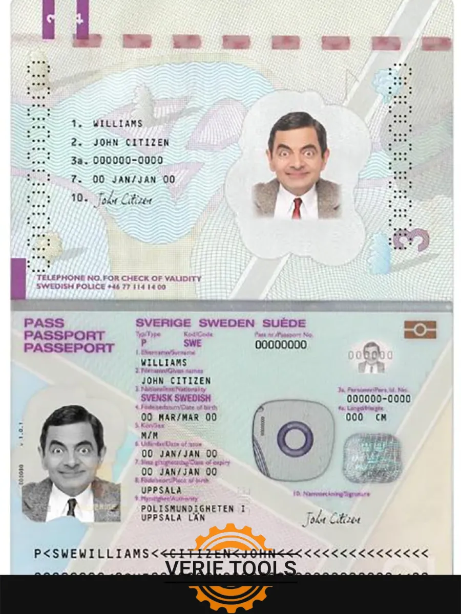 Sweden Passport Version 2 — Passports