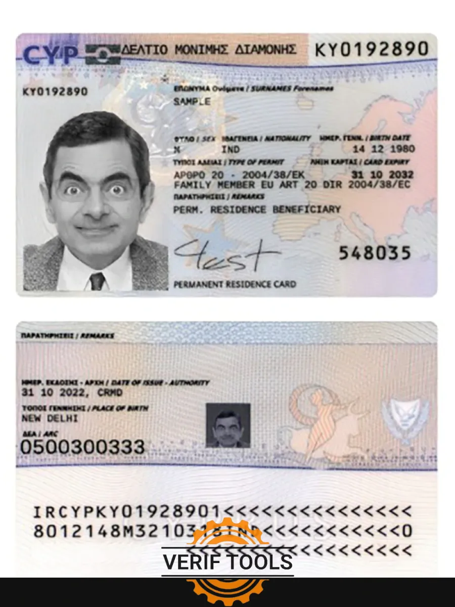 Cyprus Residence Permit 2022 Present — Residence Permit