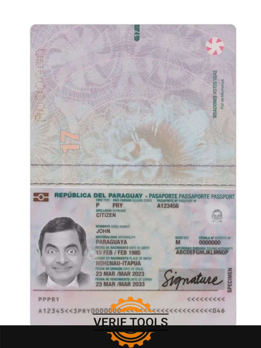 Paraguay Passport 2023 Present — Passports