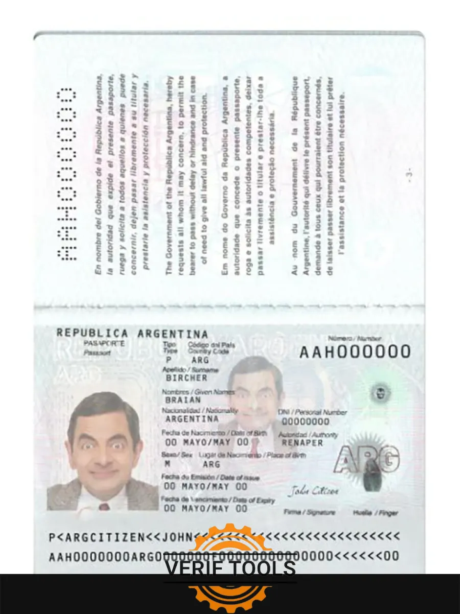 Argentina New Passport 2022 Present — Passports