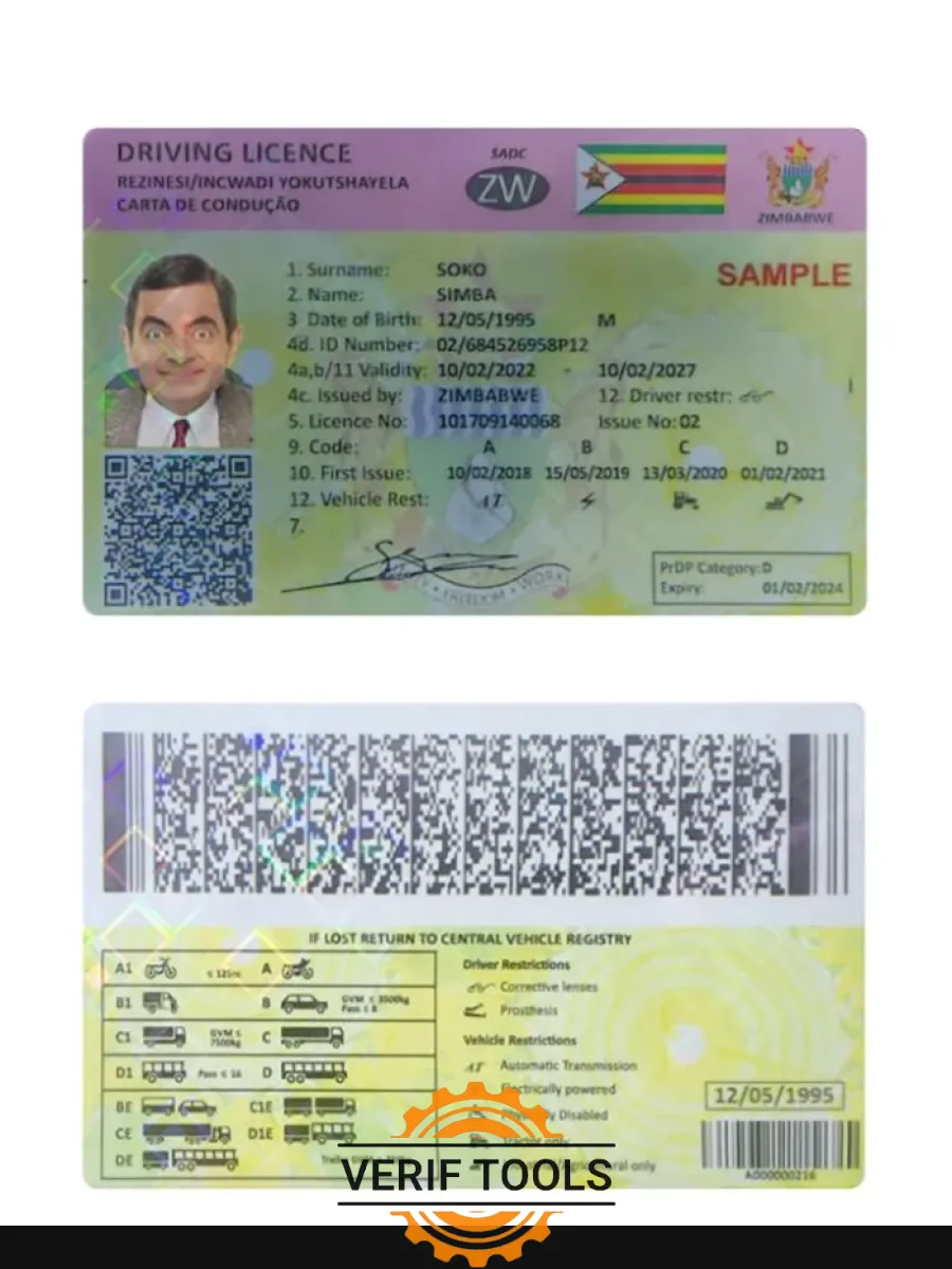 Zimbabwe Driving License
