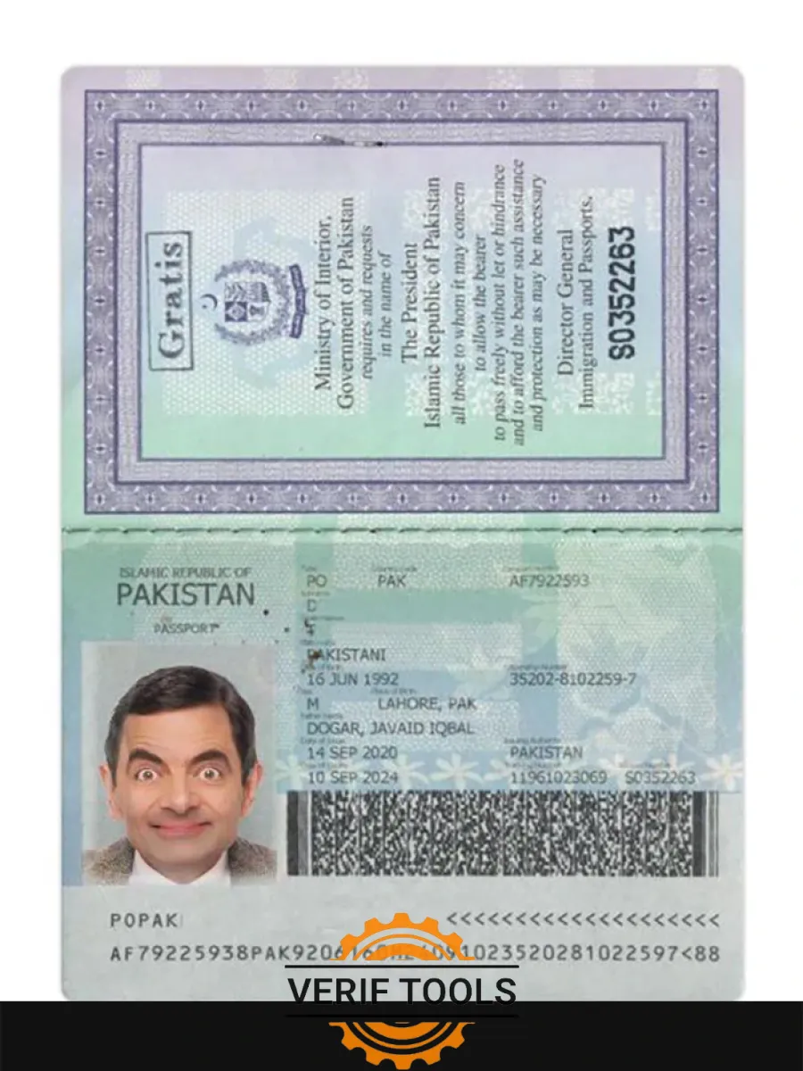 Pakistan Passport 2020 Present