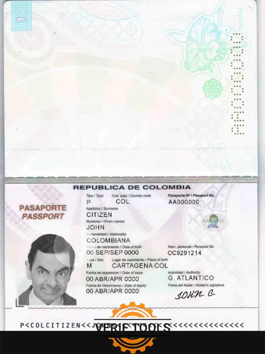 Colombia Passport 2018 2018 — Passports