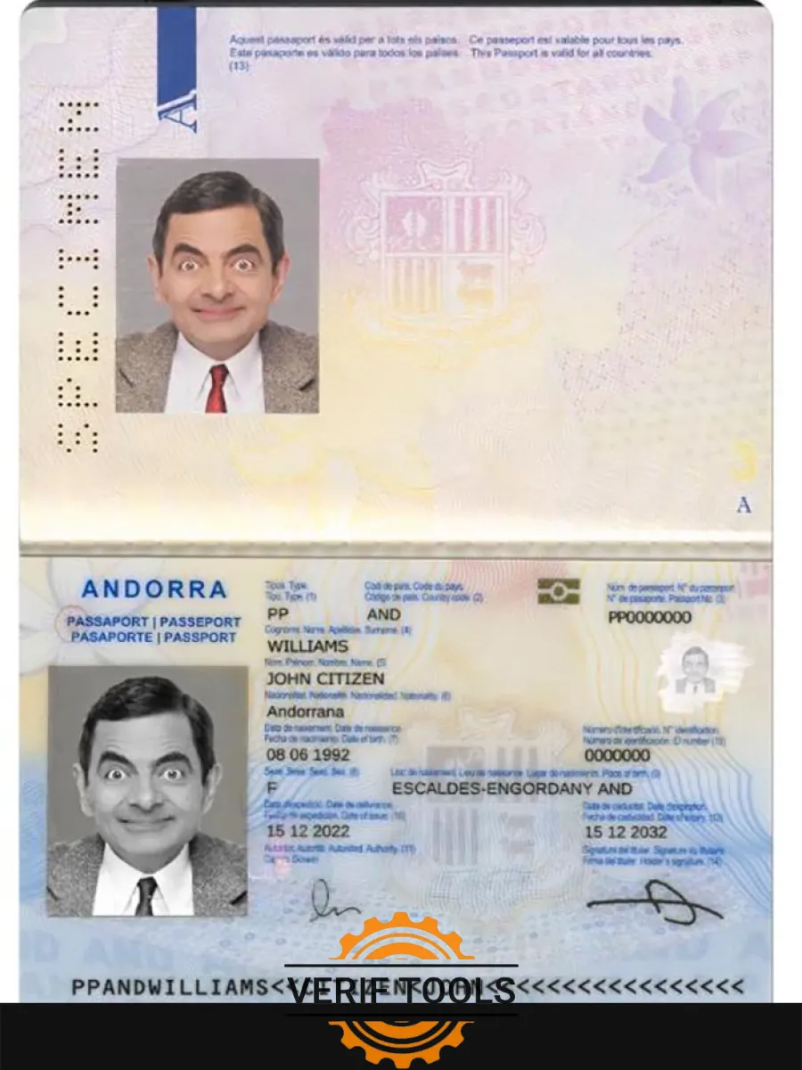 Andorra Passport — Passports