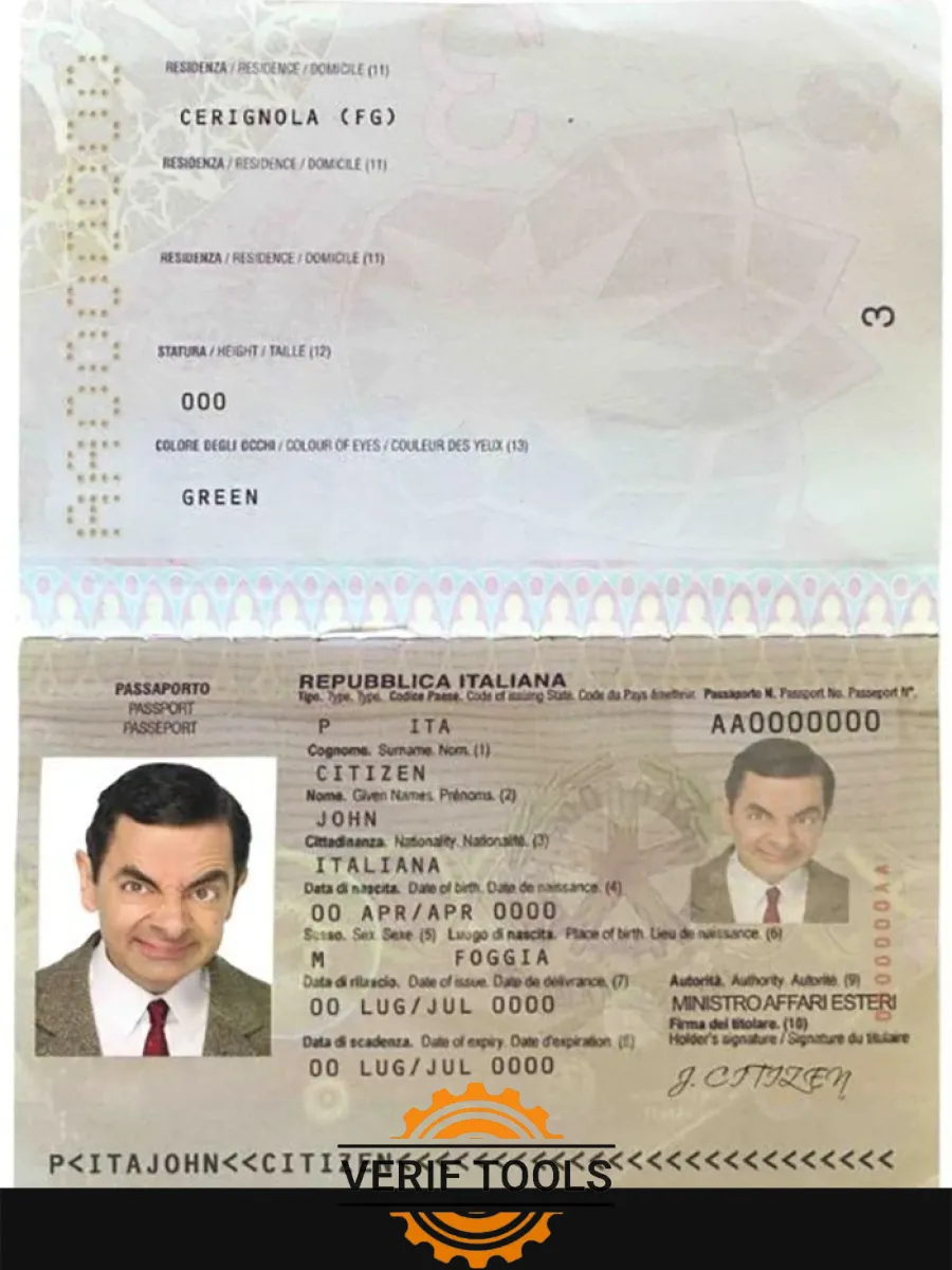 Italy Passport — Passports