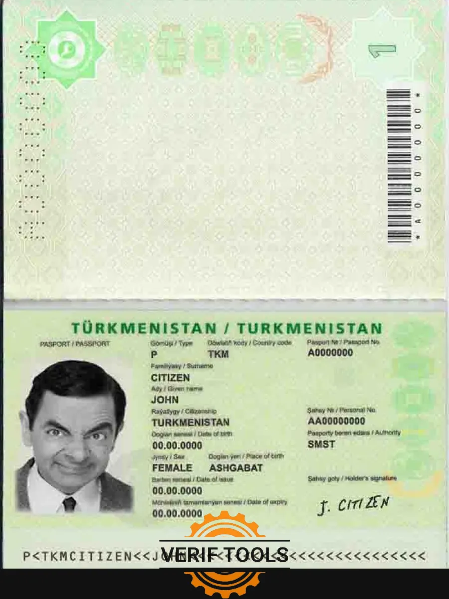Turkmenistan Passport — Passports