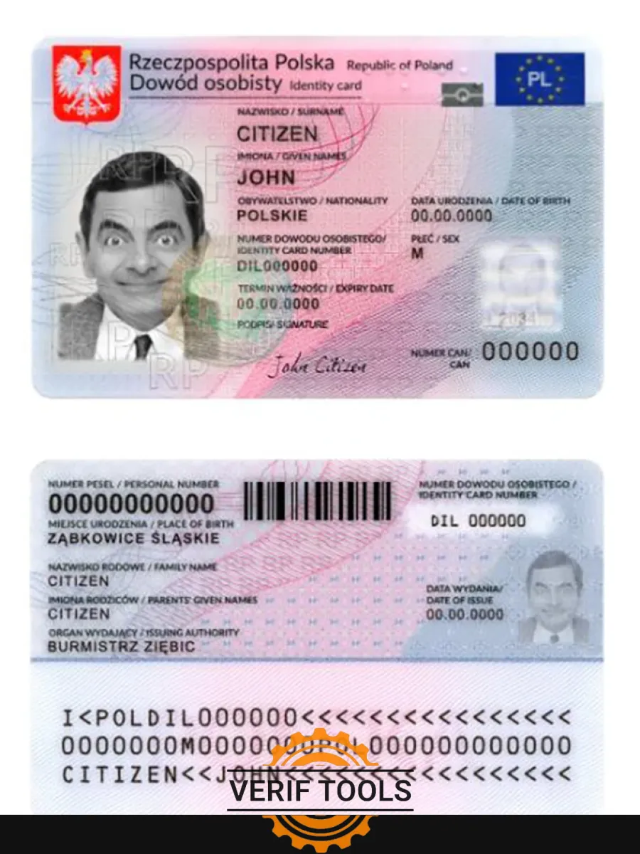 Poland Id Card 2023 Present — ID Cards