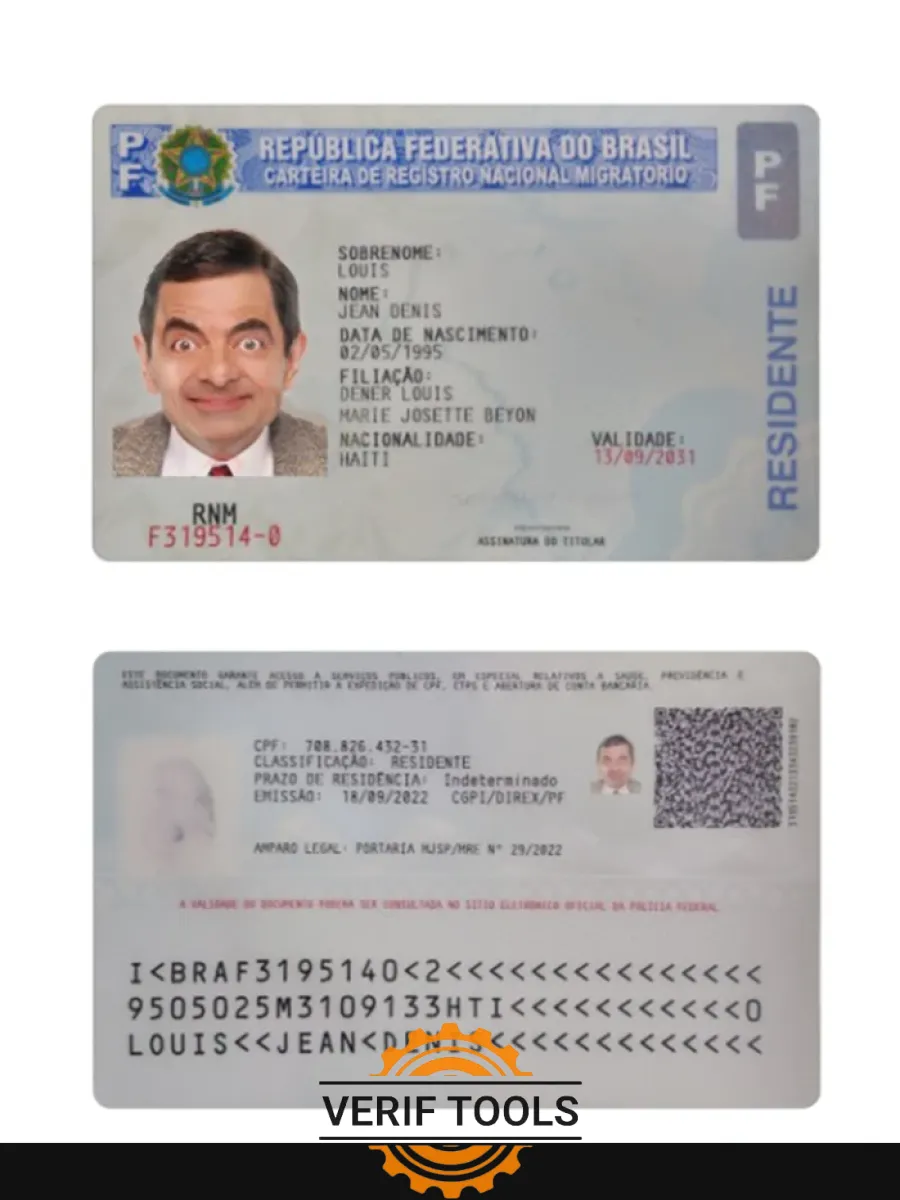 Brazil Residence Card 2022 Present