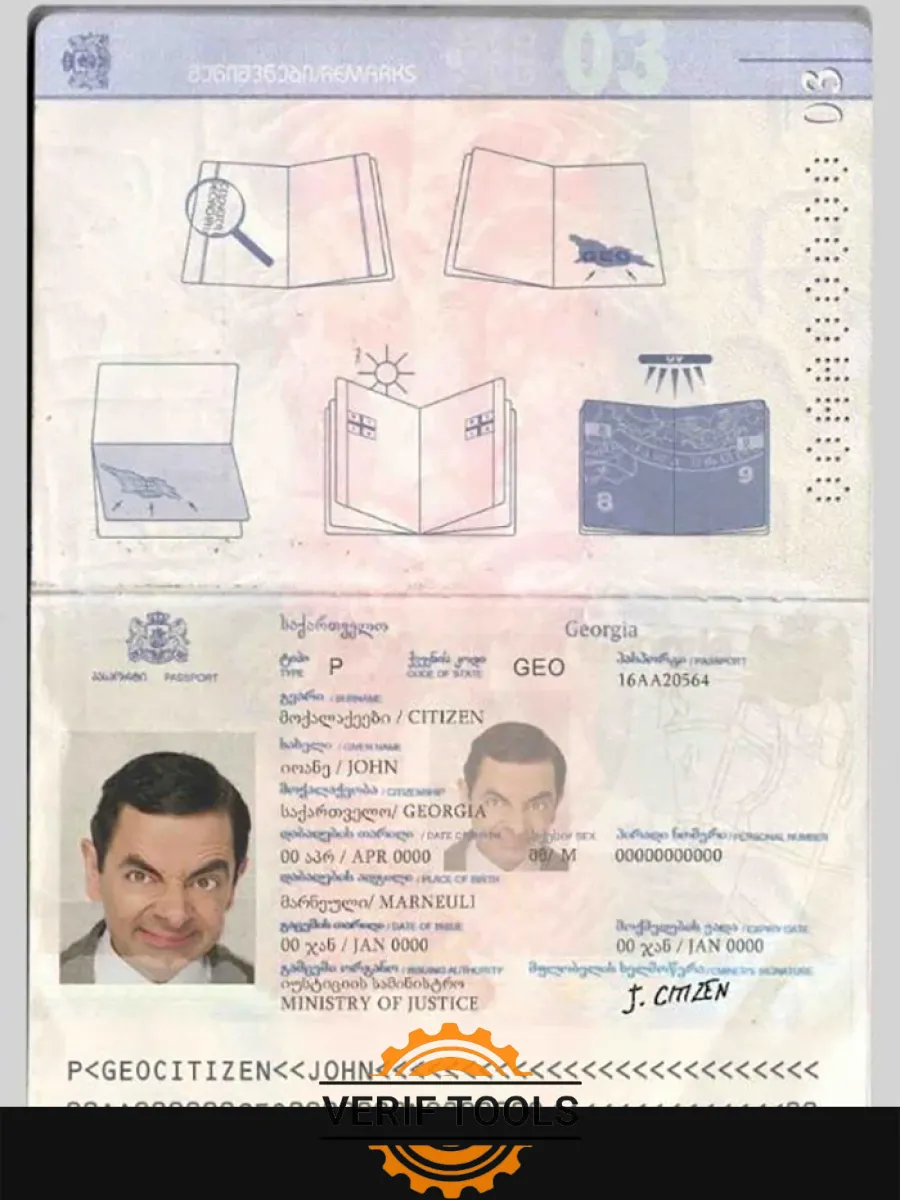 Georgia Passport — Passports