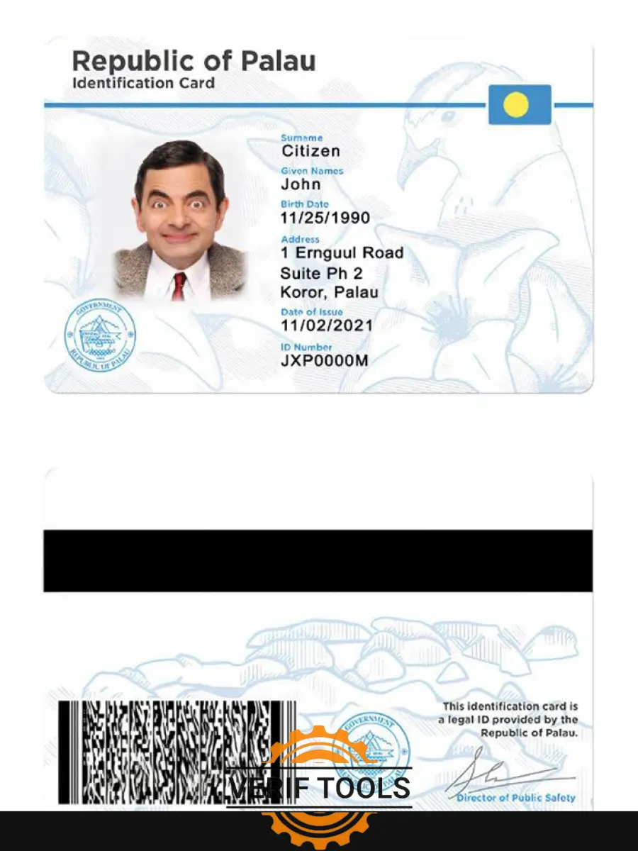 Palau Id Card — ID Cards