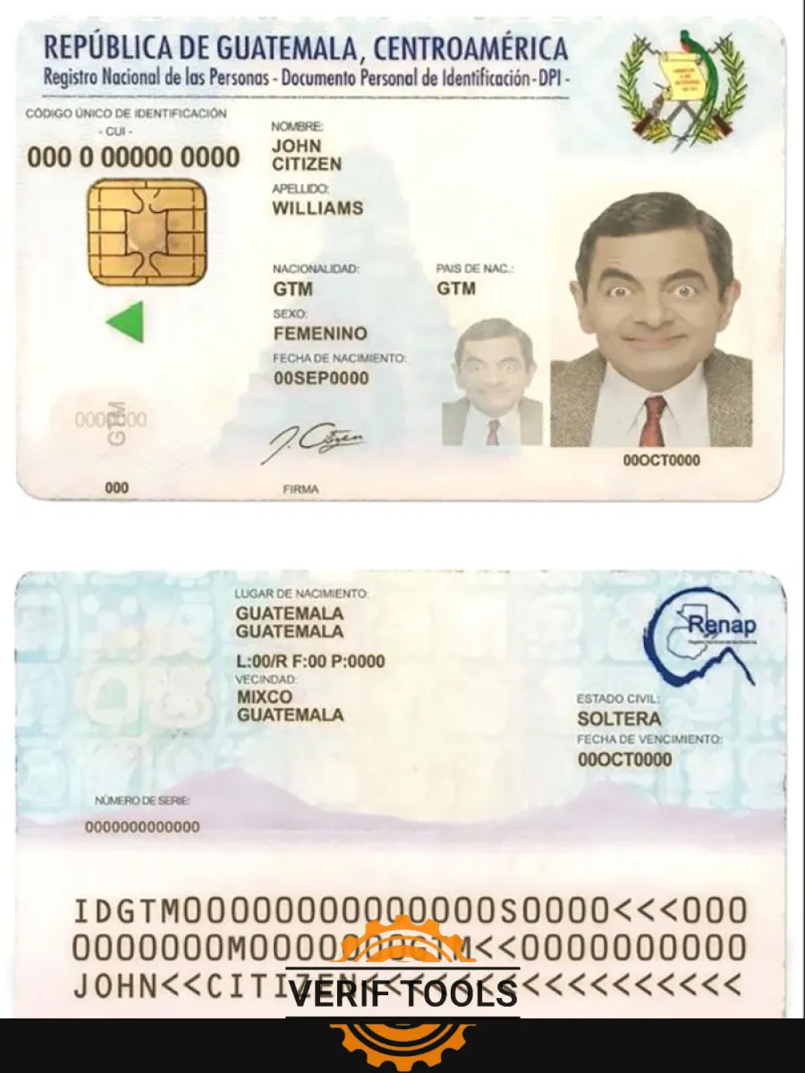 Guatemala Id — ID Cards