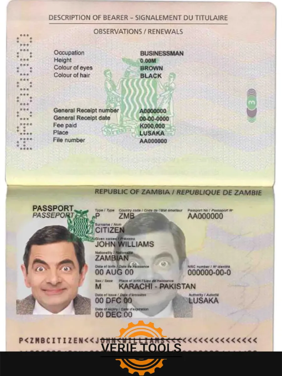 Zambia Passport — Passports