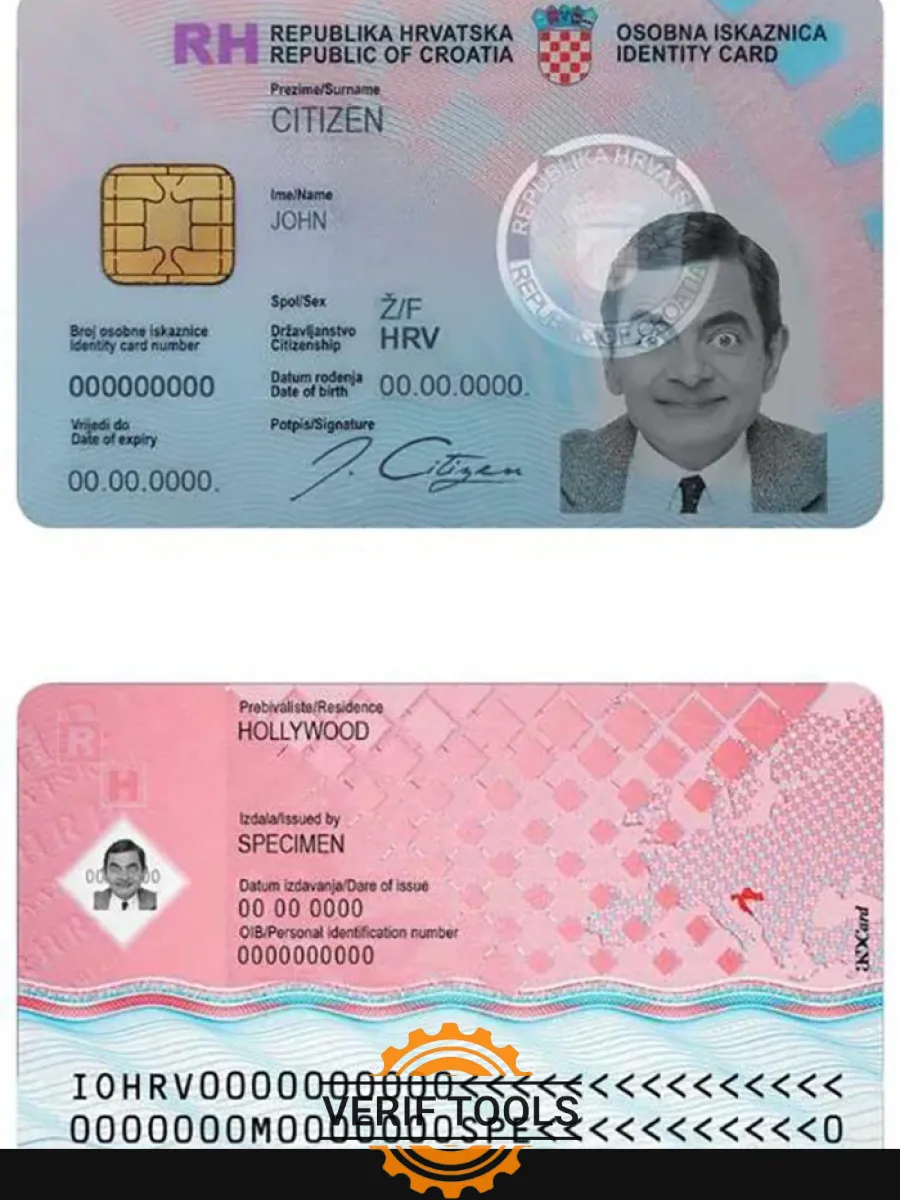 Croatia Id 1 — ID Cards