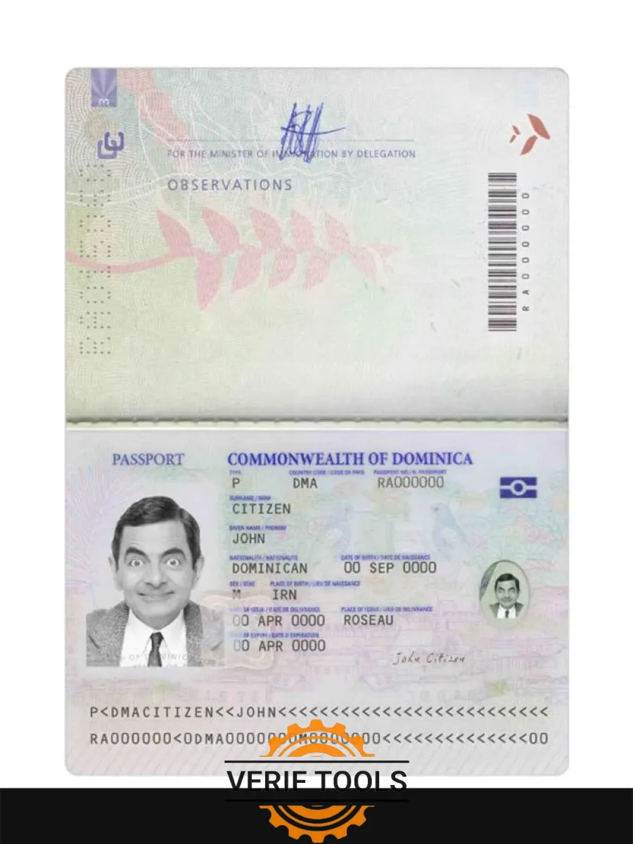 Dominica Passport 2021 Present — Passports