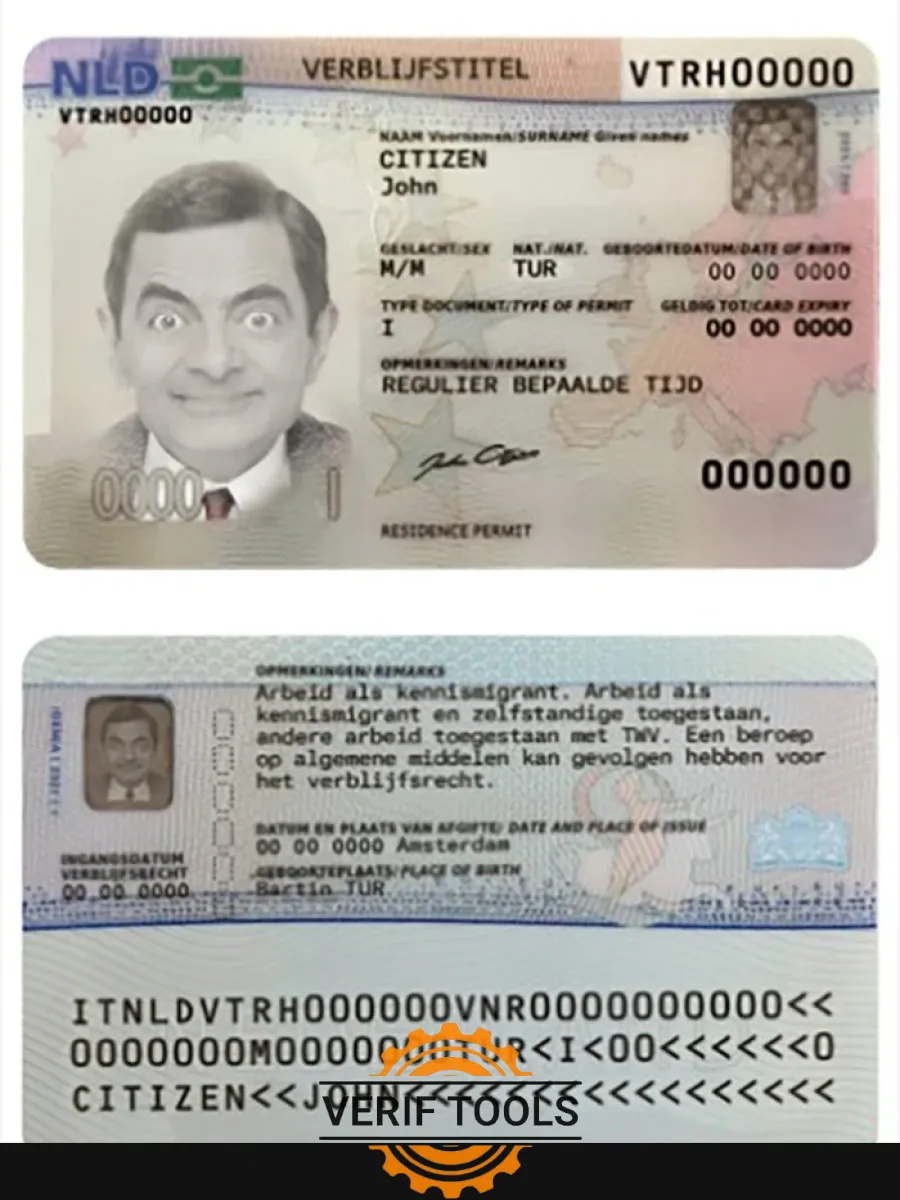 Netherland Residence Card
