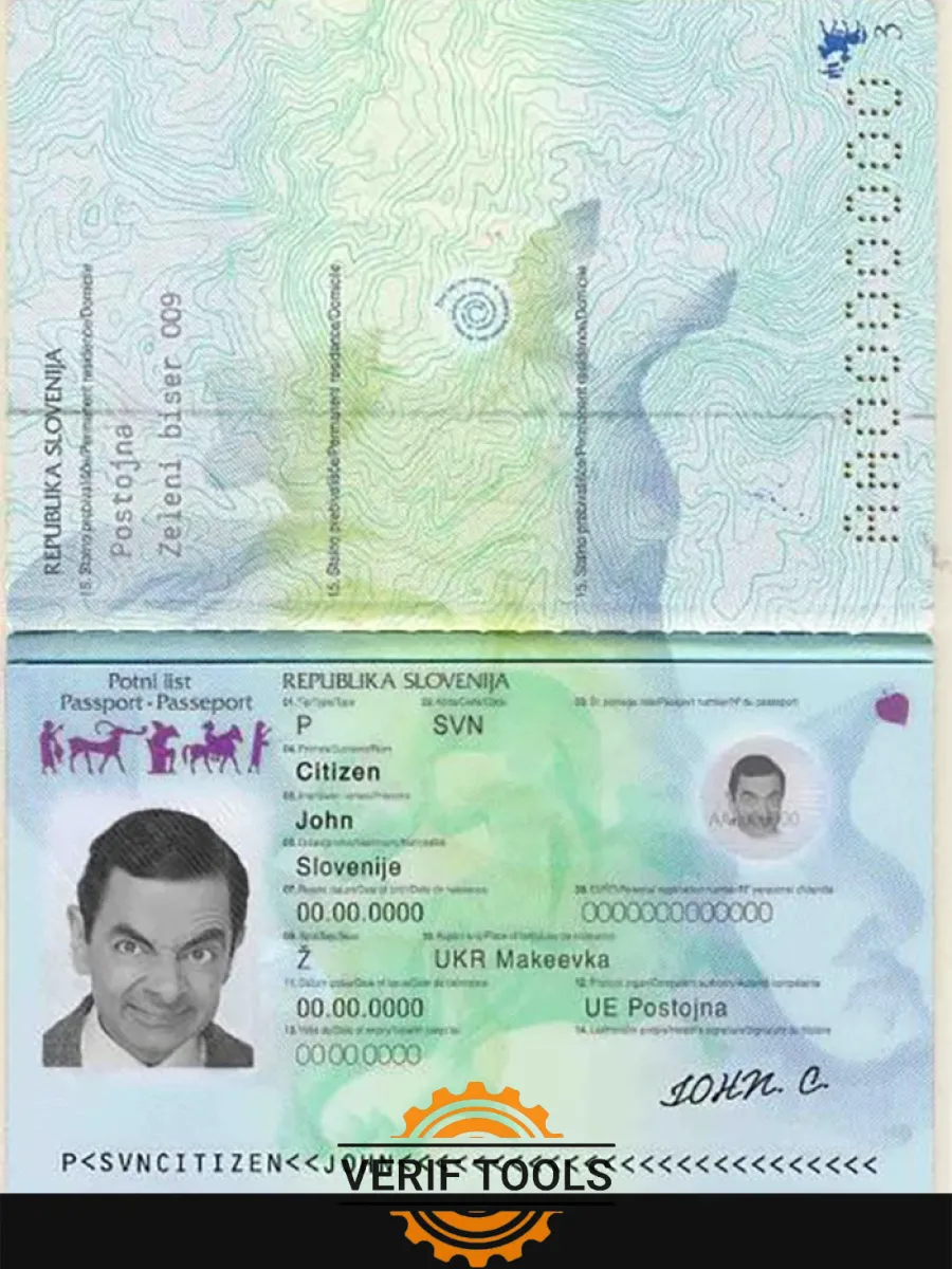 Slovenia Passport — Passports