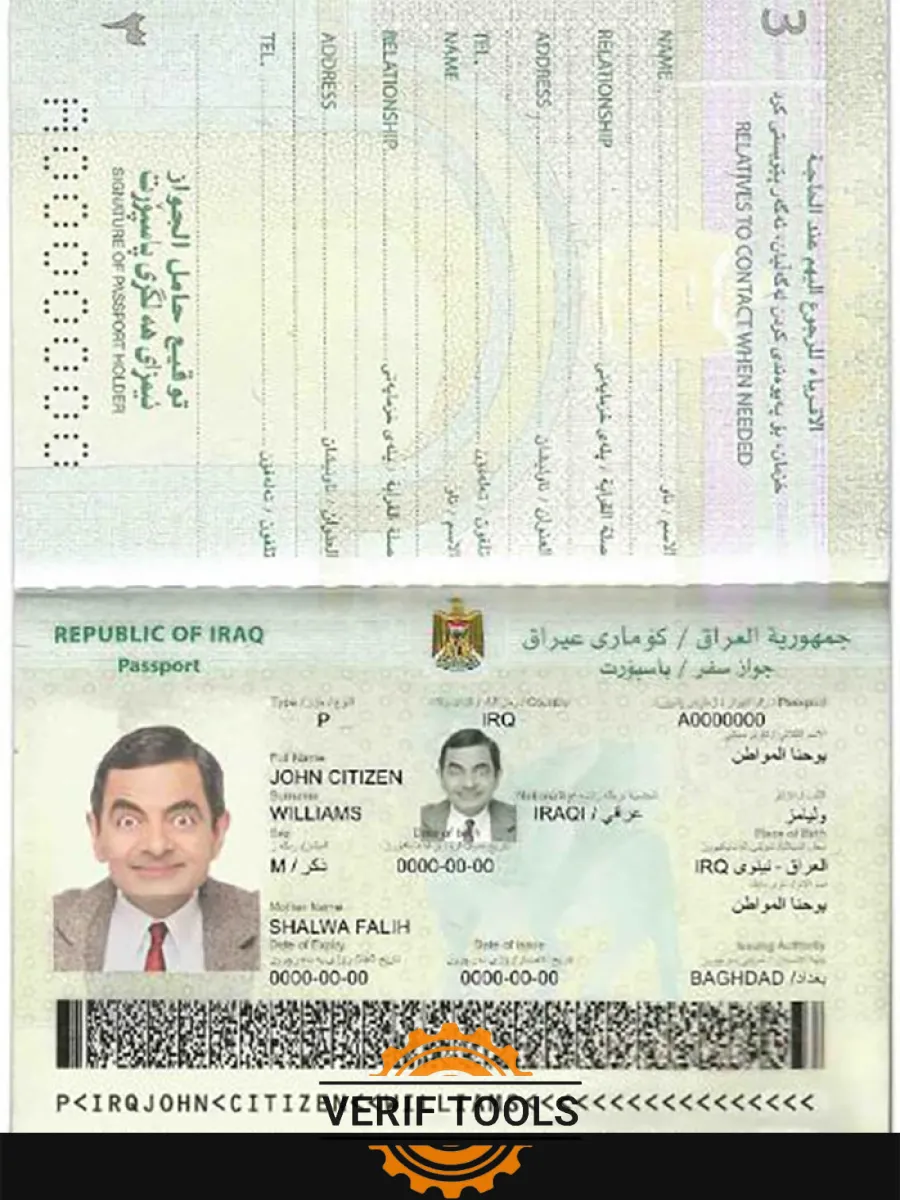 Iraq Passport — Passports