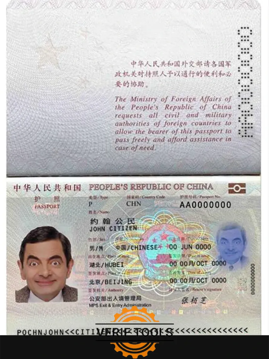 China Passport 2013 Present — Passports
