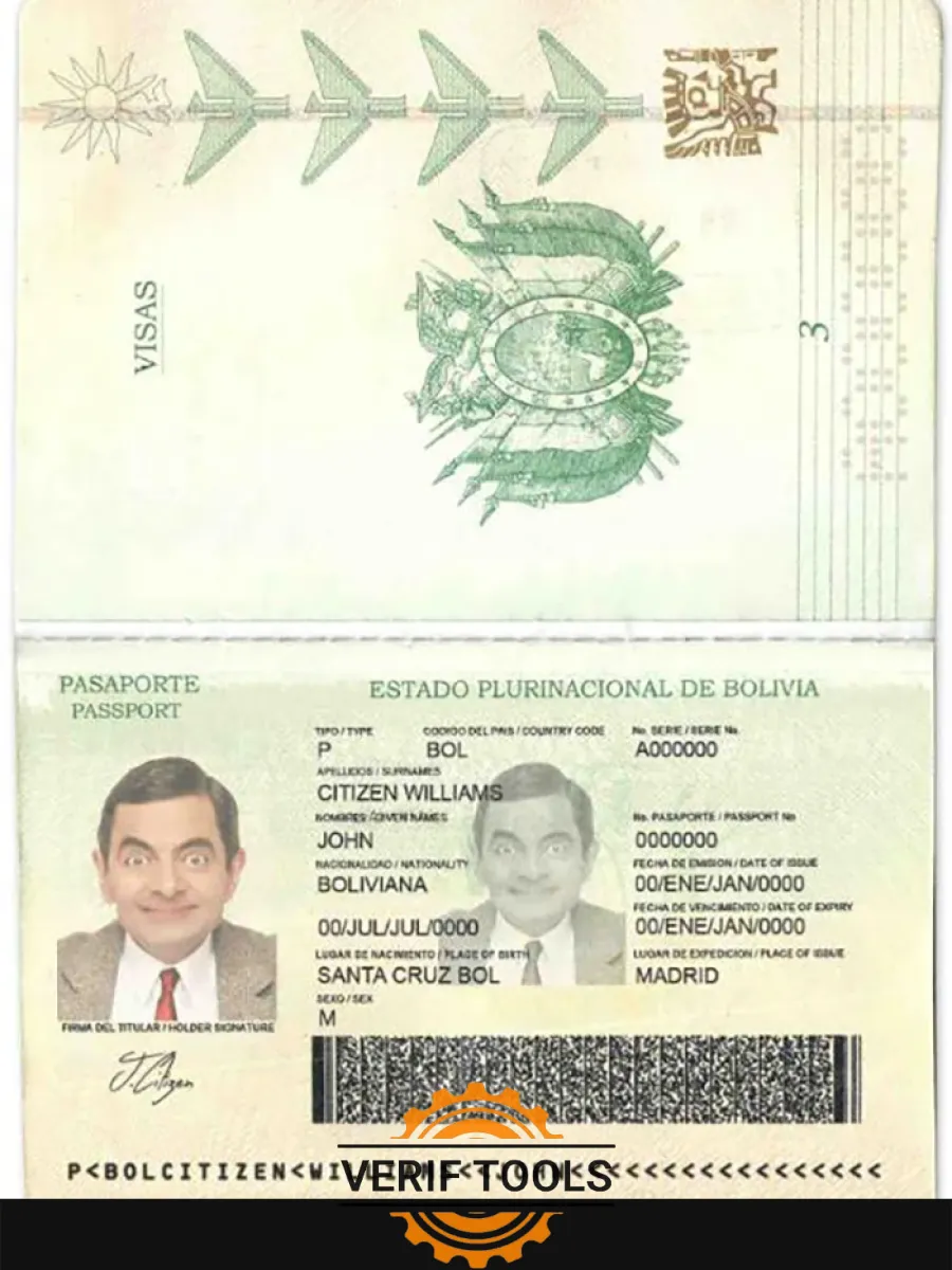 Bolivia Passport — Passports
