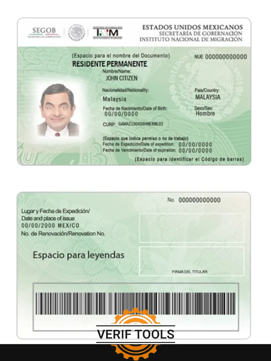 Mexico Green Card Residence Permit — Residence Permit