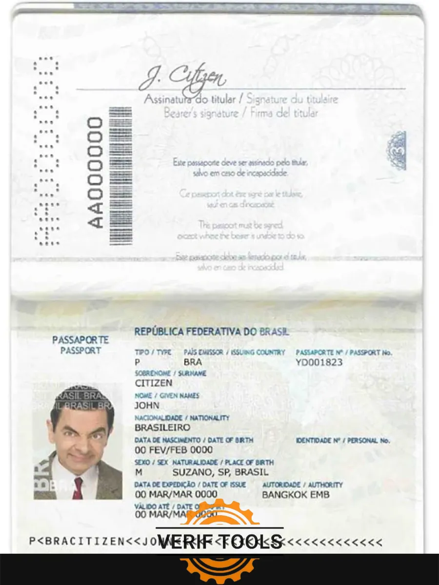 Brazil Passport 2016 2019 — Passports