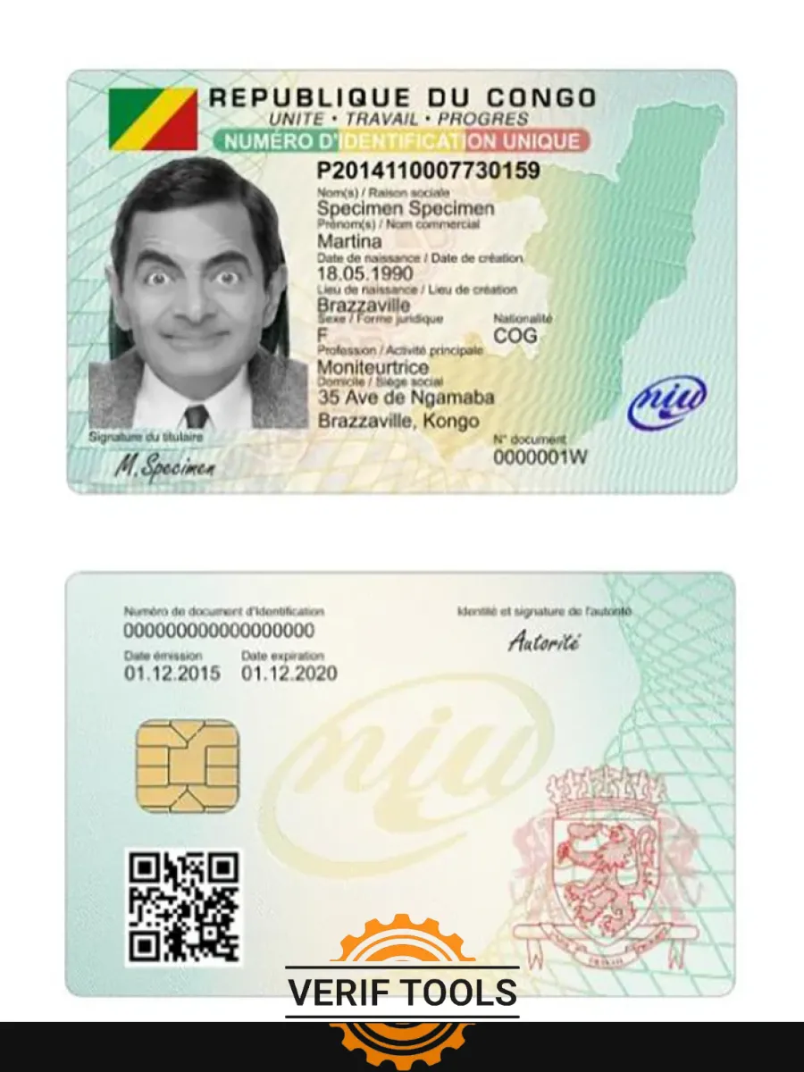 Congo Id Card — ID Cards