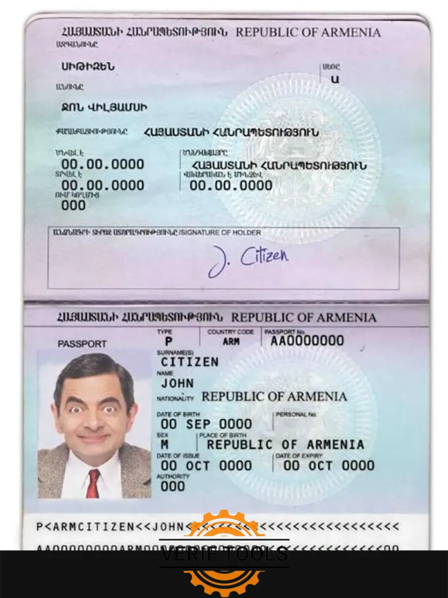 Armenia Passport