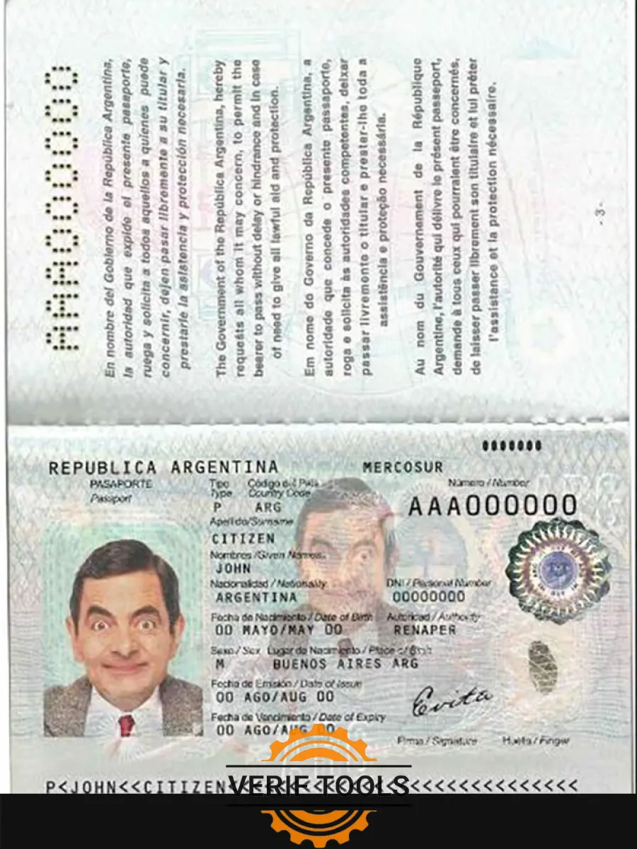 Argentina Passport