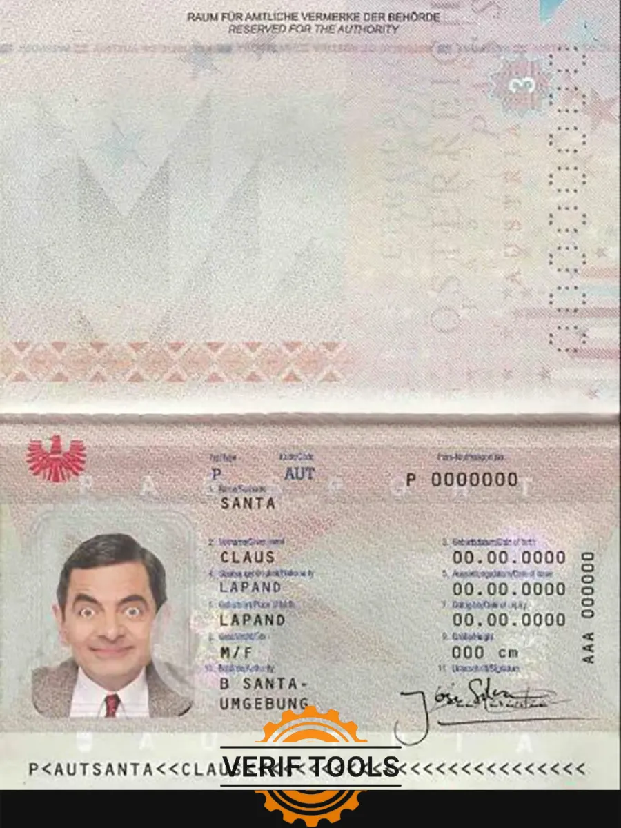 Austria Passport — Passports