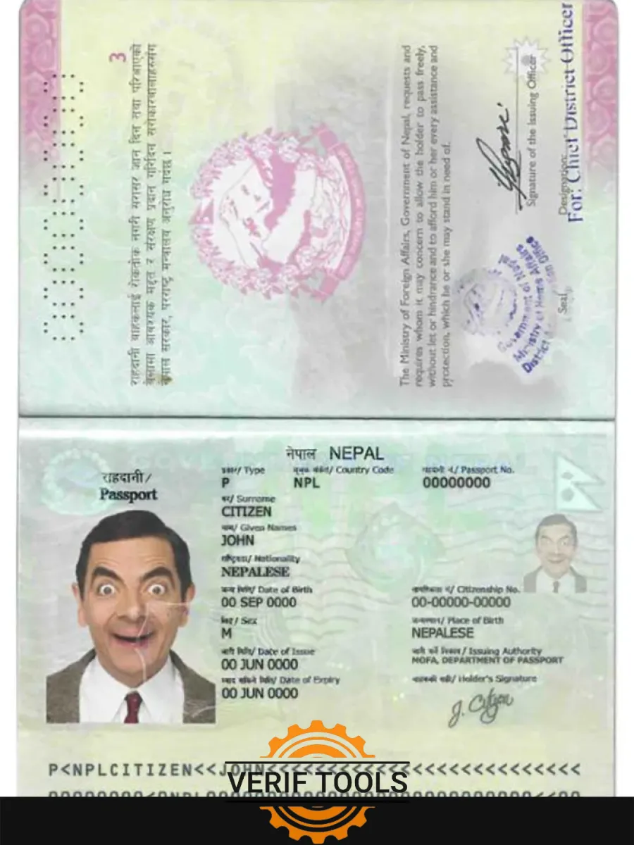 Nepal Passport — Passports