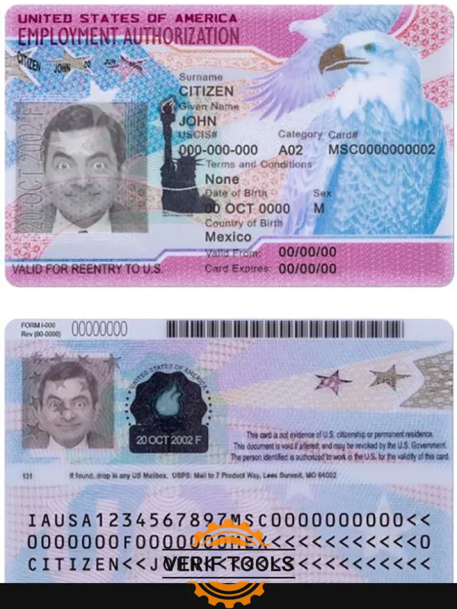Usa Employment Authorization — ID Cards